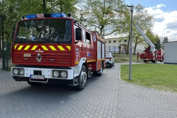 Pożar poszycia leśnego w Malechowie – apel o ostrożność z ogniem