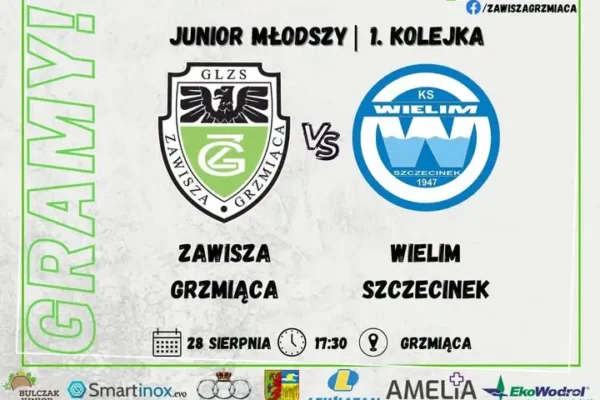 Juniorzy młodsi Zawiszy Grzmiąca rozpoczynają nowy sezon