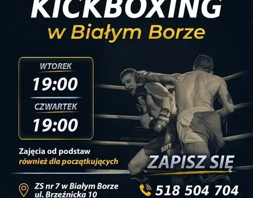 Kickboxing w Białym Borze – dołącz do drużyny mistrzów od 3 września