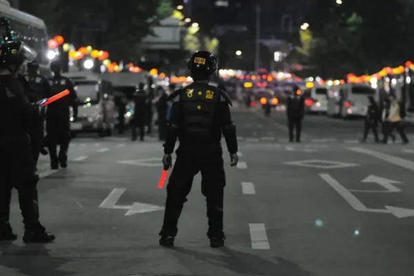 25 policjantów zabezpieczało Nocną Galę Balonową w Szczecinku
