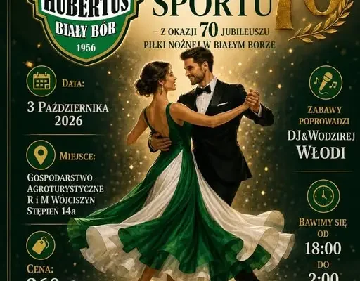 Bal Sportu z okazji 70-lecia piłki nożnej w Białym Borze – zapisy trwają