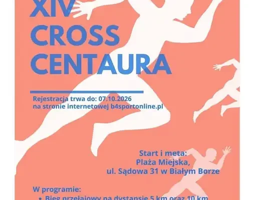XIV Cross Centaura w Białym Borze – bieg, nordic walking i zabawa dla całych rodzin