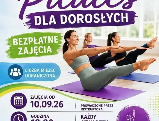 Bezpłatny pilates w Parsęcku – ruszają zapisy na zajęcia