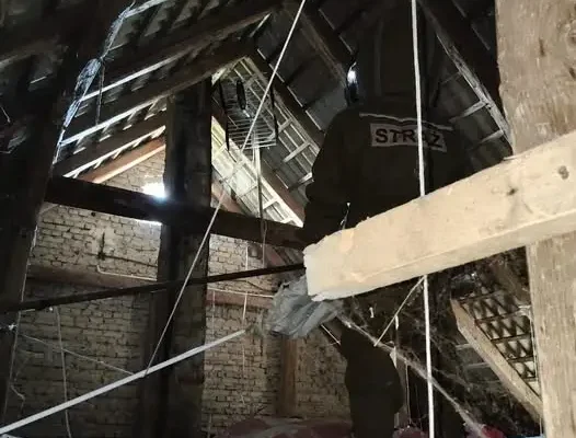 OSP Barwice usunęła gniazdo szerszeni w Przybkówku