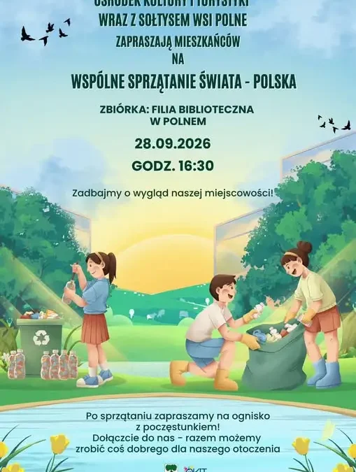Barwice i Polne łączą siły: wspólne sprzątanie wsi już 28 września