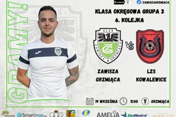 Zawisza Grzmiąca zagra z LZS Kowalewice. Mecz już w sobotę