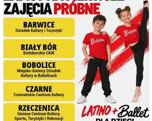 Barwice: nowy projekt taneczny BALLETINO dla dzieci w Ośrodku Kultury i Turystyki