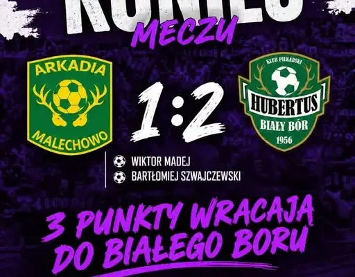 Hubertus Biały Bór wywozi trzy punkty z Malechowa