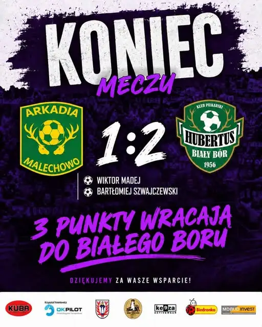 Hubertus Biały Bór wywozi trzy punkty z Malechowa