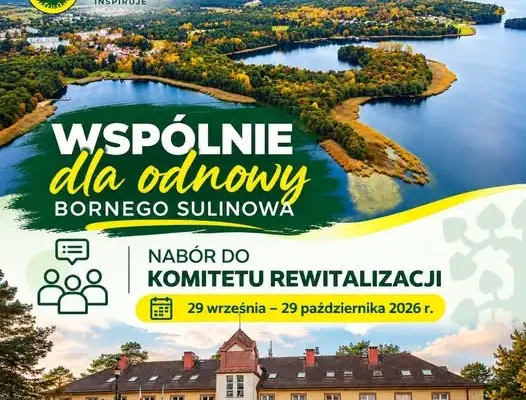 Borne Sulinowo szuka mieszkańców do Komitetu Rewitalizacji – nabór trwa