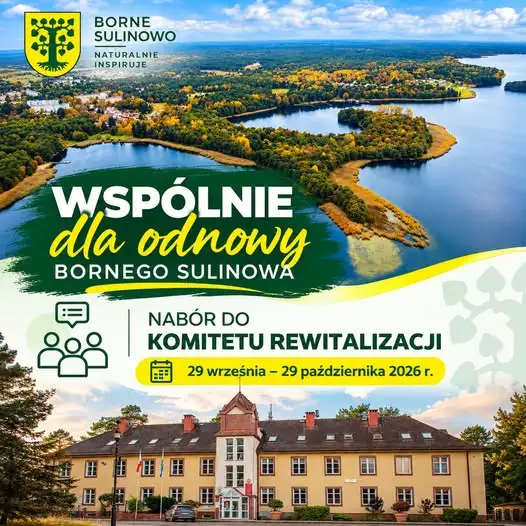 Borne Sulinowo szuka mieszkańców do Komitetu Rewitalizacji – nabór trwa