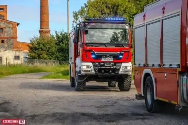 Pożar sadzy w Raduszu — akcja strażaków z OSP