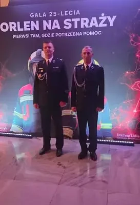 OSP Barwice na Gali 25-lecia „ORLEN NA STRAŻY” w Warszawie