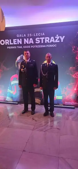 OSP Barwice na Gali 25-lecia „ORLEN NA STRAŻY” w Warszawie