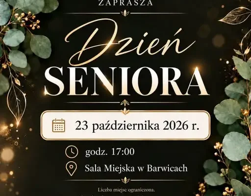 Gminny Dzień Seniora w Barwicach – wspólne świętowanie już 23 października